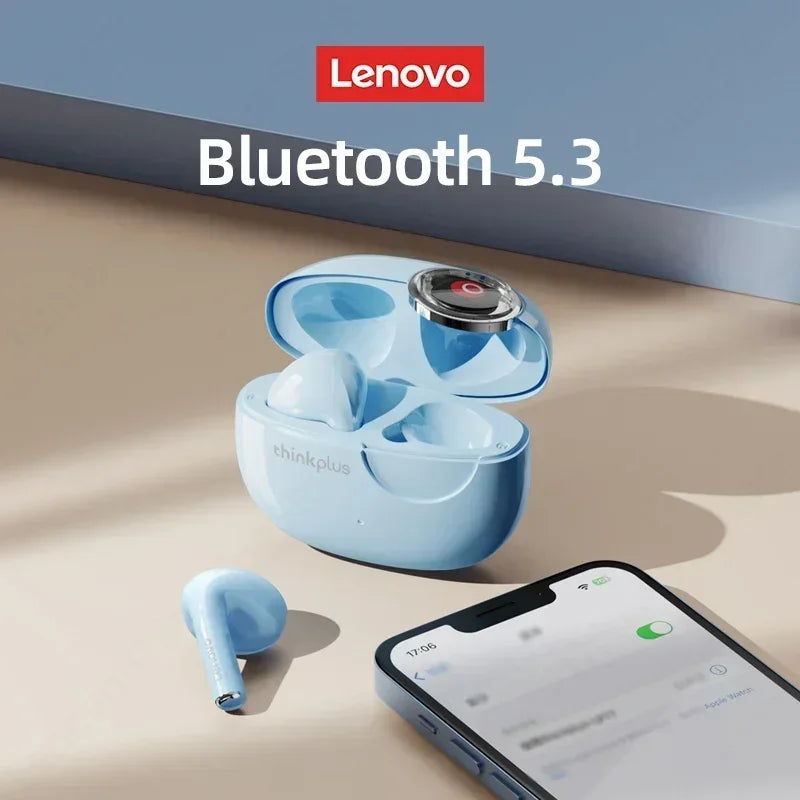 Lenovo LP17 Earphone Bluetooth 5.3 TWS Wireless headphones Long Standby Touch Control Earbuds Bass Headset Low Latency 2023 New