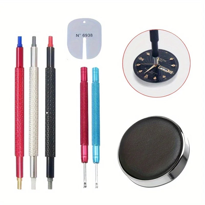 Watch Repair Kits Rubber Dust Air Blower Protector Pads Needle Pen Cleaning Brush Suit Watch Repair Tools Care Kit