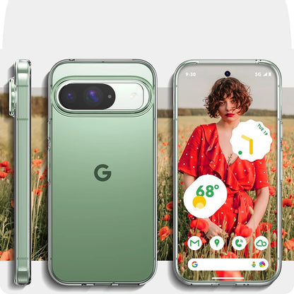 Silicone Soft Ultra Thin Case For Google Pixel 9 9A 8A 8 7 7A 6A 6 Pro XL Clear Shell Transparent Back Cover For Google 8 A 9 XL