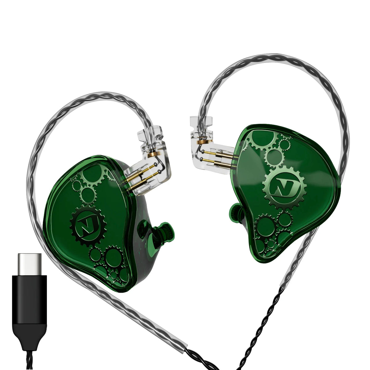 ND Venus headphones hifi wired high-quality in-ear typec interface round hole 3.5 game monitoring ear return