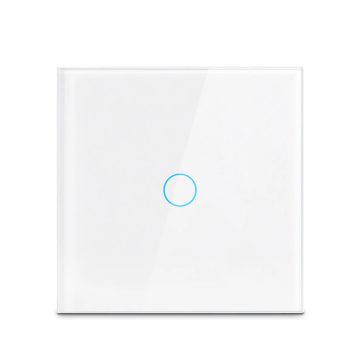 Touch Switch EU US LED Crystal Glass Panel Wall Lamp Light Switch 1/2/3 Gang AC100-240V LED Sensor Switches Interruttore