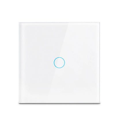 Touch Switch EU US LED Crystal Glass Panel Wall Lamp Light Switch 1/2/3 Gang AC100-240V LED Sensor Switches Interruttore