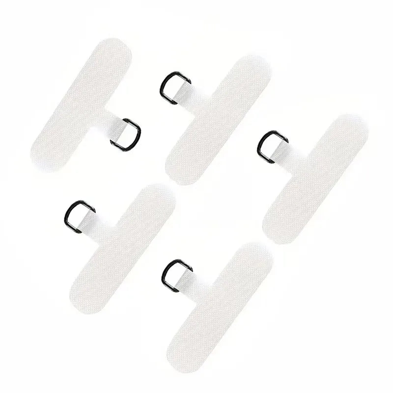 3/5pcs Mobile Phone T-shaped Strap Plate Sheet Cellphone Case Braid Lanyard Accessories Weave Card for iPhone 12 13 14 15 Xiaomi