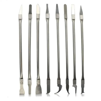 8pcs CPU IC Glue Remover C Chip Repair Phone Repair Tool Thin Blades Piratical Repair Hand Tool For Mobile Phone Computer