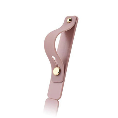 Wrist Band Hand Band Finger Grip Mobile Phone Holder Stand Push Pull Universal Plain Color Phone Socket Holder for iPhone Xiaomi