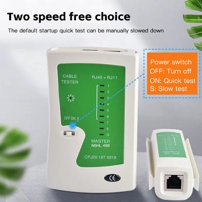 UTP STP Shielded Network Ethernet Cable Tester Comprehensive Telephone Line Connectivity Check Tool for IT Networking
