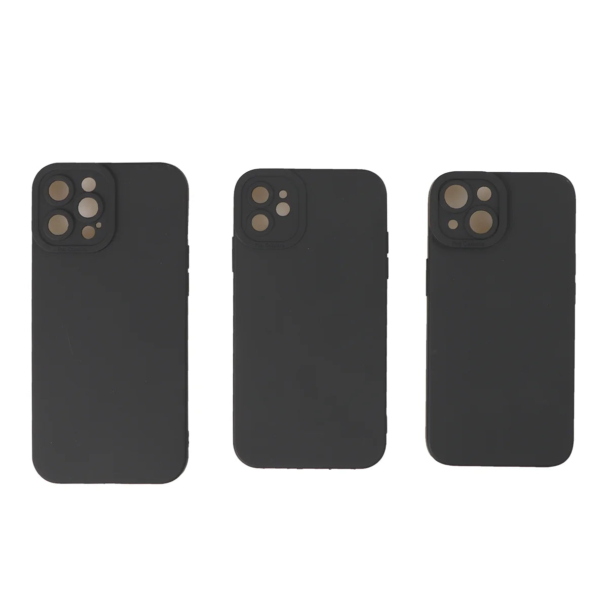 Matte Soft Silicone Phone Case for iPhone 15 14 Plus 13 12  Pro Max Plus 11 Lens Protection Shockproof Cover