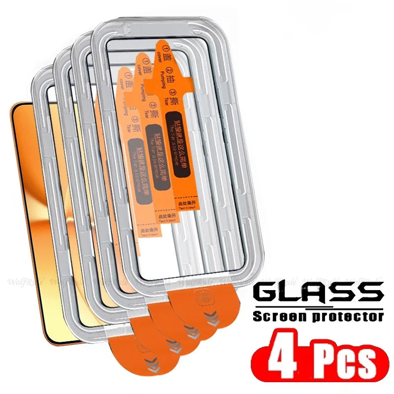 4/3/2/1pcs For Poco X8 Pro Glass Xiaomi Poco X8 Pro Tempered Glass Full Cover Glue 9H Dust Free Screen Protector Poco X8 Pro Max
