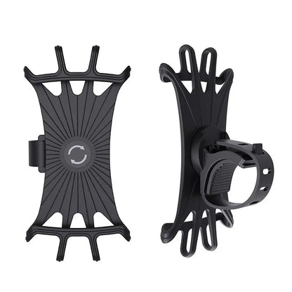 Universal Baby Stroller Phone Holder 360 Rotatable Mobile Phone Rack for Baby Pram Cart Compatible with iPhone GPS Devices