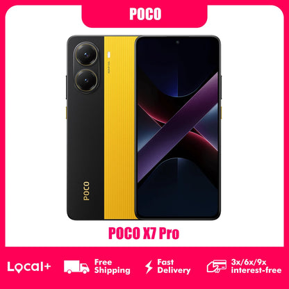 POCO X7 Pro Global Version Cellphone 256GB / 512GB Dimensity 8400-Ultra 6.67" 120Hz Display 6000mAh 5G NFC