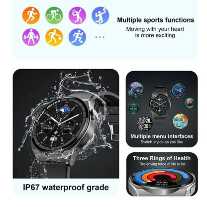 For Watch Series 5 Smart Watch Men Women HDScreen Bluetooth Call GPS Tracker Heart Rate Waterproof SmartWatch 2024 New Bracelet