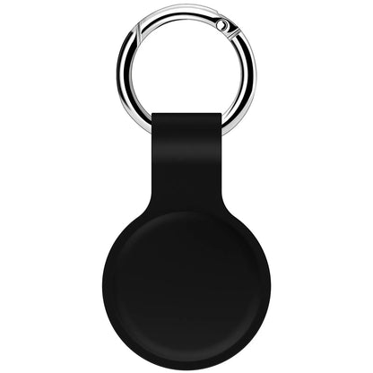 Mini Bluetooth Tag Liquid Silicone Protective Case Anti-Scratch Sleeve with Keychain for Apple AirTag