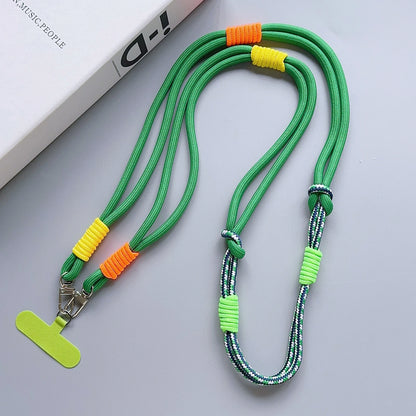Personalized Trend Double Color Mobile Phone ZY Universal Lanyard Diagonal Span Long Shoulder Strap Rope Fashion Safety Rope