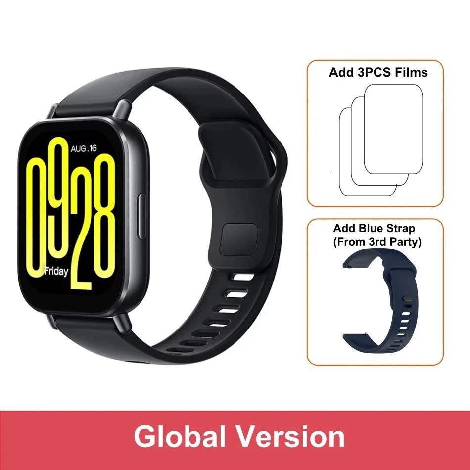 【Brand+】Global Version Xiaomi Redmi Watch 5 Active 2'' Display Up to 18 days of battery life 140+ Workout Modes Bluetooth