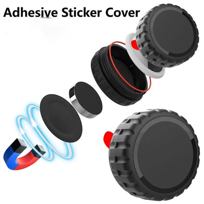 Protective Case for AirTag Waterproof Cover Holder with Adhesive Sticker Compatible with AirTag Cover for Bike Wallet Suitcase