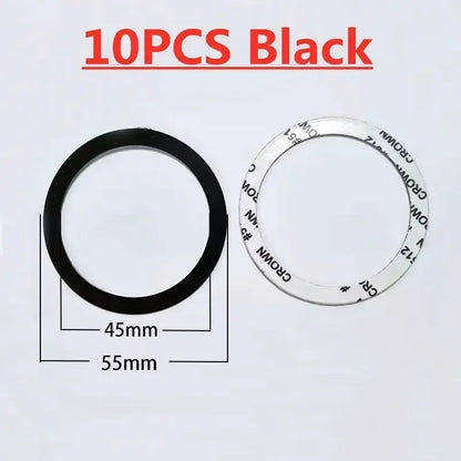 VIKEFON Magnetic Metal Plate Sticker Rings For Wireless Charger Magnet Car Mobile Phone Holder Iron Sheet For iPhone 16 15 14 13