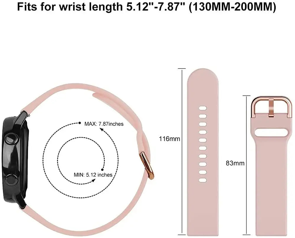 Strap For Amazfit GTS 2/4/3/GTS 2/4 Mini/GTR 4/2/2e 20mm/22mm Watch Silicone Sport Bracelet Amazfit bip 6 5 3/u pro Series band
