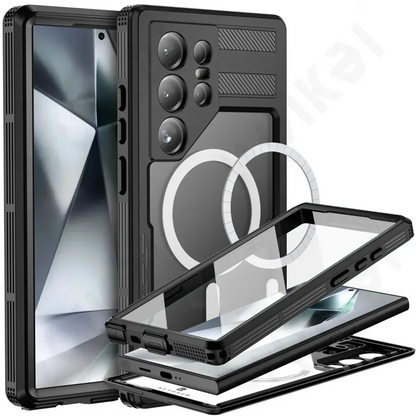 Case For Galaxy S26 S25 S24 Ultra Plus Waterproof Shockproof IP68 Underwater Built Screen Protector Anti-Scratch 360 Cover