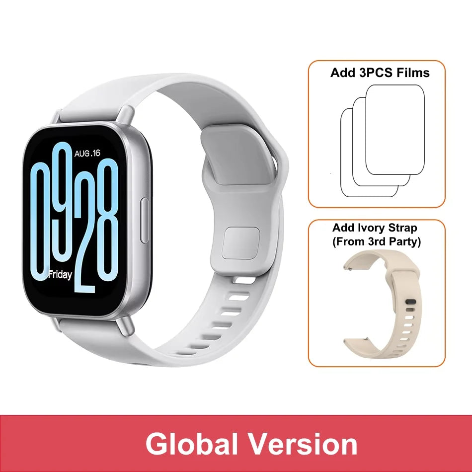 【Brand+】Global Version Xiaomi Redmi Watch 5 Active 2'' Display Up to 18 days of battery life 140+ Workout Modes Bluetooth