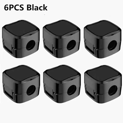 3-12 Pcs/Set Magnetic Cable Clips Cable Organiser Adjustable Cord Holder Under Desk Organizing Cable Management Holder