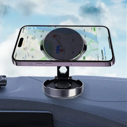 Universal Magnetic Car Phone Holder 360 Rotation For iPhone 17 Smart Phones Mount Holders  Accessories Foldable Dashboard Mount