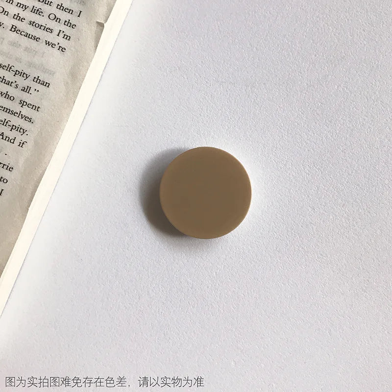 Finger Ring Holder Stand for IPhone 15 Samsung Support Telephone Mobilephones Grip Tok Folding Solid Color Pocket Socket Bracket