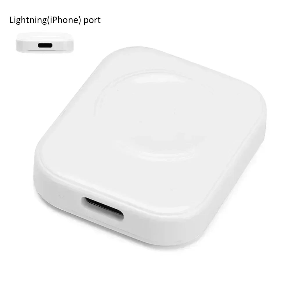 VIKEFON Magnetic Wireless Fast Charger for Apple Watch series 9 8 7 6 SE Type C For iPhone convert Charger for iWatch Series 6 5
