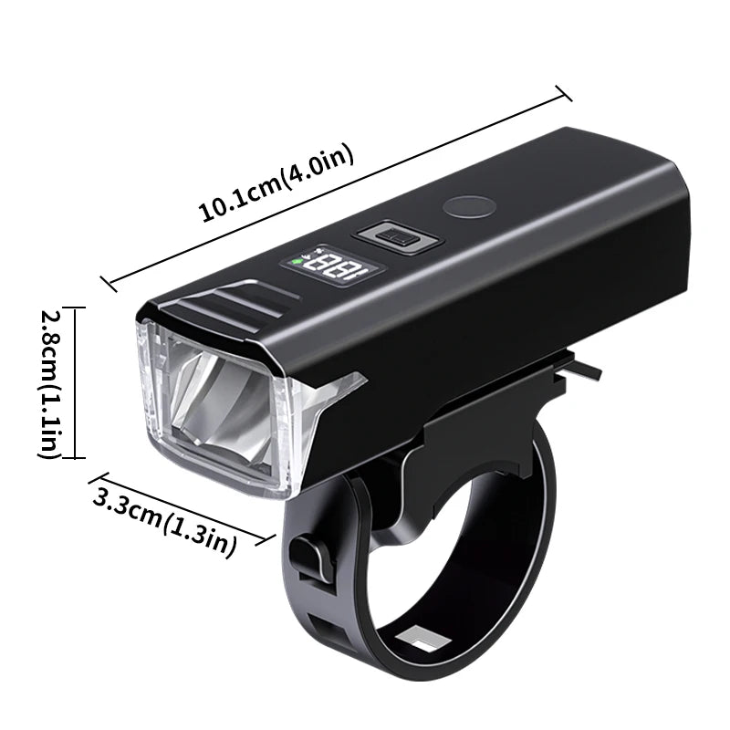3000Lumen Bicycle Light 2000mAh Bike Headlight Power Bank Flashlight Handlebar USB Charging MTB Road Cycling Highlight