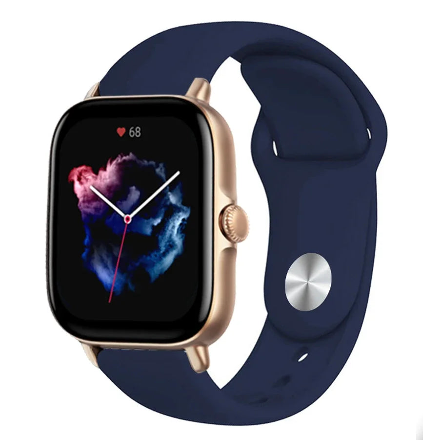 20mm 22mm watch Strap For Amazfit gts/4/3/2/gts2/4 Mini/Gtr4/3/2/2e/47mm Smartwatch Silicone Bracelet Watchabnd Amazfit gts Band