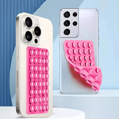 Universal Fixing Silicone Suction Mobile Phone Suction Cup Mounted Bracket Phone for iPhone Android Universal Selfies and Videos