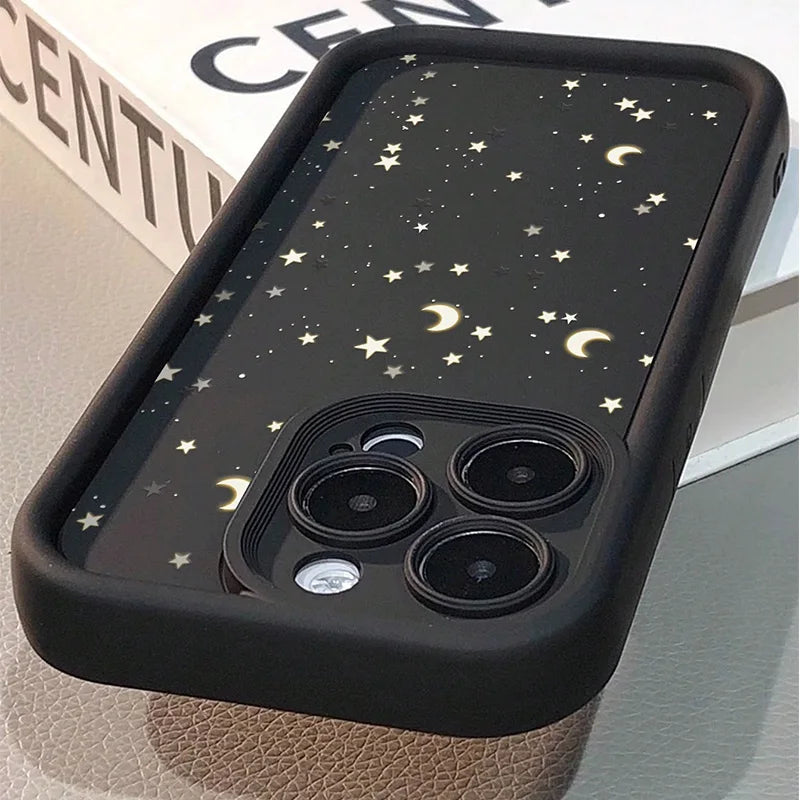 Star Print Phone Case For Samsung S26 Ultra Cases Galaxy S24 S25 Plus S23 FE S22 S21 A26 A36 A56 A35 A55 A34 A54 A53 A52S Cover