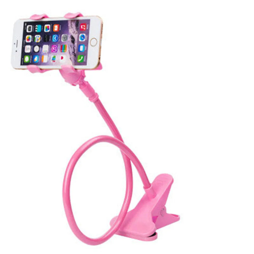 Universal Cell Phone Holder Flexible Long Arm Lazy Phone Stand 360° Rotation Stable Bracket Desk Bed Mount Stand Base Support