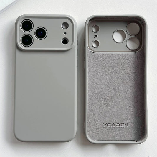 TPU Shockproof Cover For iPhone 17 16  Pro Max For iPhone 17Air 16 15 14 Pro Case Liquid Silicone Original TPU Protect Case
