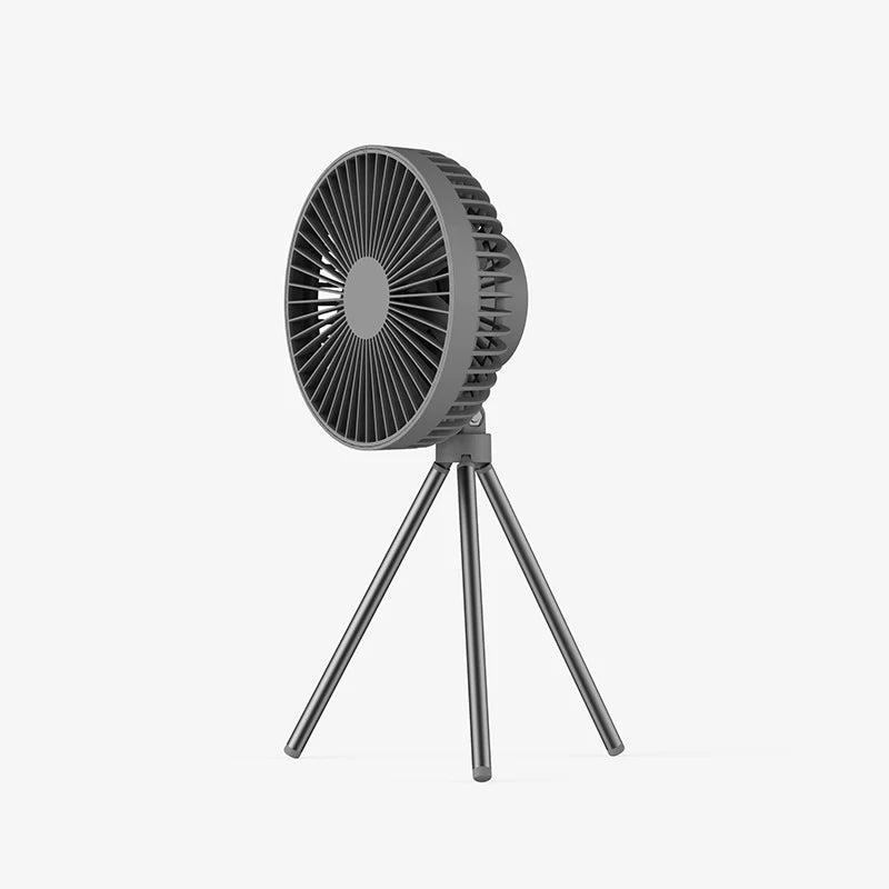 HOMEFISH Portable Rechargeable Camping Fan 4000mAh 10000mAh Wireless Ceiling Desktop Fan with Power Bank LED Light