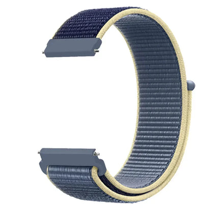 20mm 22mm Nylon Loop Strap For Garmin Forerunner 55 165 265 965 255 Active 5/Vivomove Trend/Vivoactive 5/Venu 3/2 Bracelet Belt