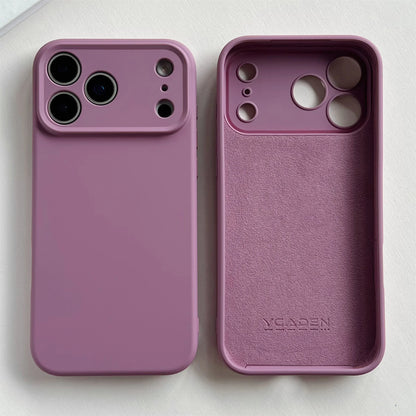 TPU Shockproof Cover For iPhone 17 16  Pro Max For iPhone 17Air 16 15 14 Pro Case Liquid Silicone Original TPU Protect Case