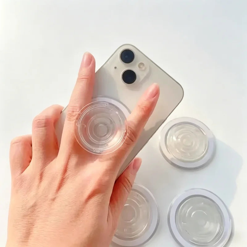 Magnetic Safe Ring Stand for iPhone 15 14 13 12 11 Samsung Xiaomi Mobile Phone Grip Holder Folding Pocket Support