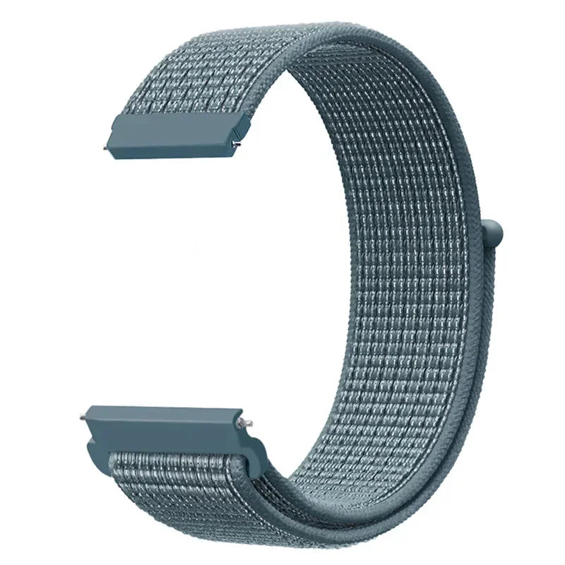 20mm 22mm Nylon Loop Strap For Garmin Forerunner 55 165 265 965 255 Active 5/Vivomove Trend/Vivoactive 5/Venu 3/2 Bracelet Belt