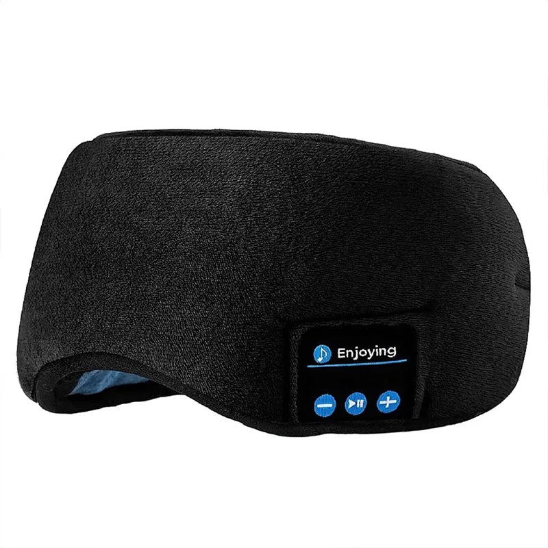Bluetooth 3D Eye Mask Headphones Music Sleeping Headband Earphones Soft Elastic Comfortable Wireless Headset Sleep Eye Mask