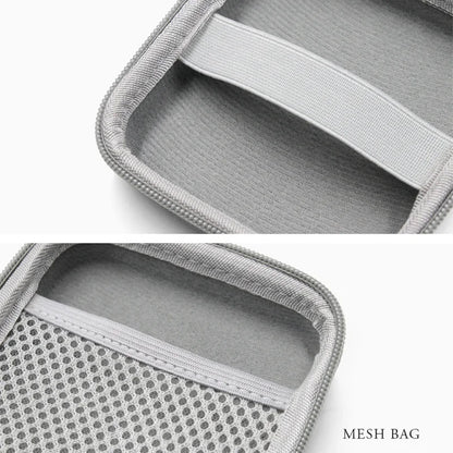 Mini Square EVA Earphone Protective Box Waterproof Digital Charger Headphone Storage Bag USB Data Cable Organizer Carrying Pouch