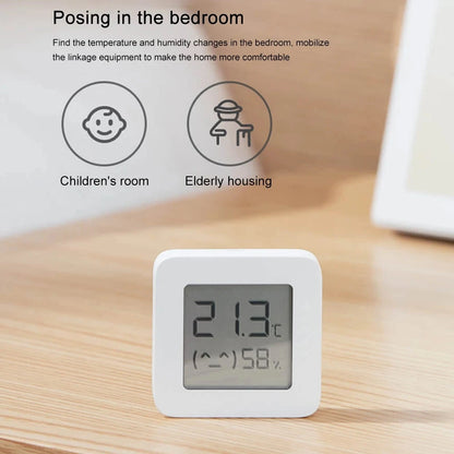 Mijia Bluetooth Temperature and Humidity Meter2 High Precision Temperature and Humidity Measurement APP Remote Monitoring