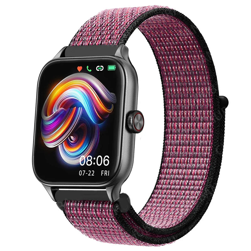 20mm 22mm Nylon Loop For Amazfit GTS4/2/3/3pro/2e/GTS2 Mini/GTR 4 42/47mm/GTR 2e/stratos bracelet for Amazfit bip/U/S/lite strap