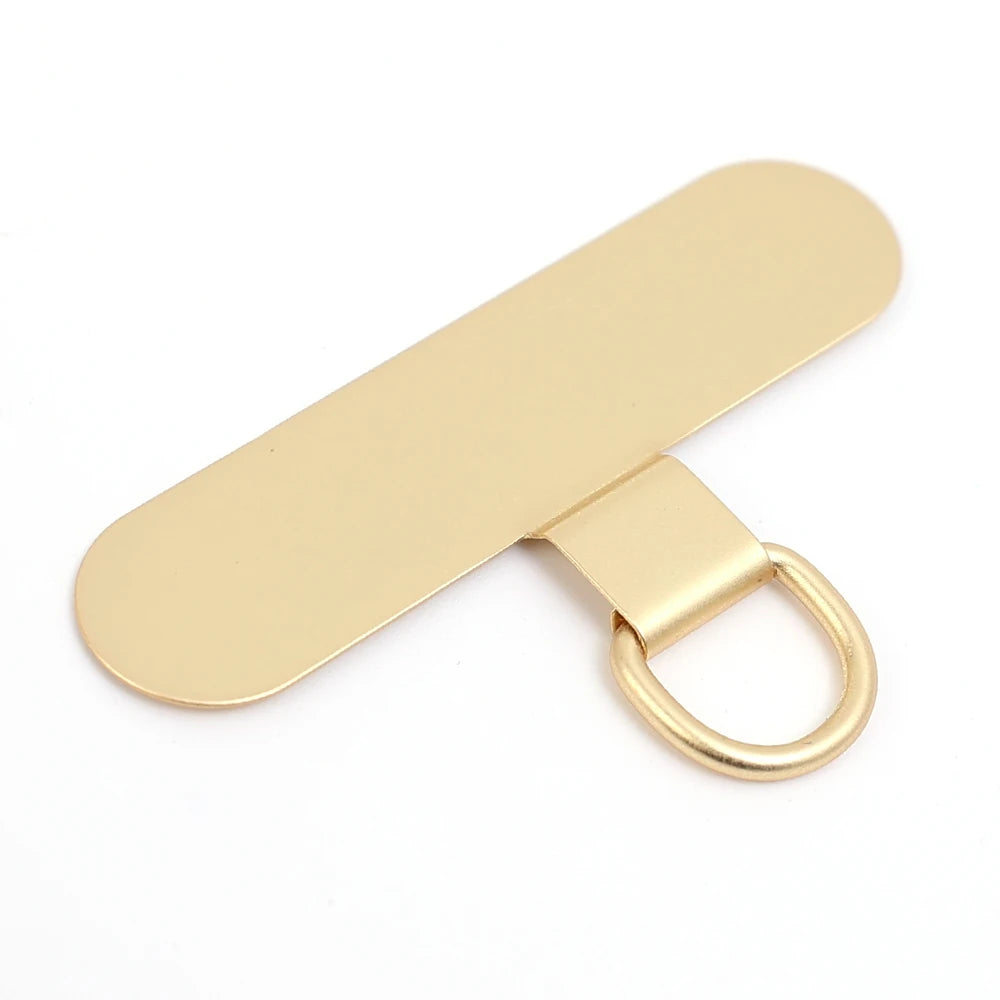 1/2/4PCS Universal Metal Phone Tether Tab Ultra-thin Stainless Steel PLR Replacement Phone Lanyard Straps Cards Hanging Cord Tab