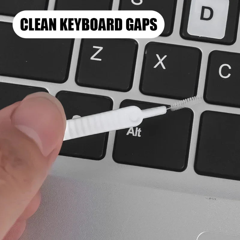 10PCS Mini Shower Cleaning Brush Shower Head Anti-clogging Nylon Brush Computer Keyboard Cleaner Phone Hole Dust Cleaning Tool