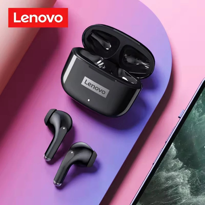 Original Lenovo LP40Pro TWS Bluetooth 5.1 Quick Connect Earphone Ergonomic Design Headphones Powerful Transmission Speed Headset