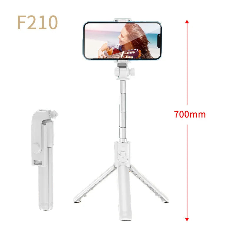 Bluetooth Cell Phone Selfie Stick Tripod Wireless Remote multifunctional Extendable Portable Phone Stand Live Streaming Video