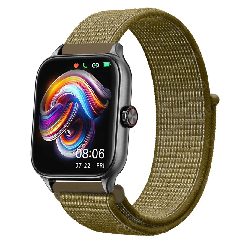 20mm 22mm Nylon Loop For Amazfit GTS4/2/3/3pro/2e/GTS2 Mini/GTR 4 42/47mm/GTR 2e/stratos bracelet for Amazfit bip/U/S/lite strap