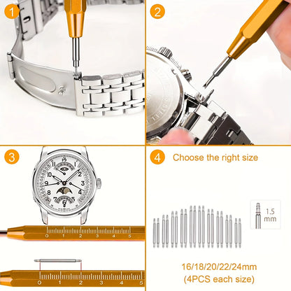 3 in 1 Repair Tool Set Watch Back Remover Tool Adjustable Opener Back Case Remover Watch Case Back Opener Repair Remover Holder