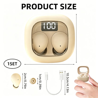 Mini Invisible Earbuds Bluetooth TWS Wireless Earphones HIFI Stereo Noise Reduction Heasets with Microphones Headphones