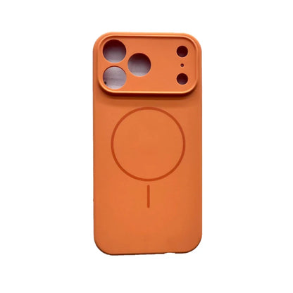 For Magsafe Magnetic Wireless Charging Solid Color Silicone Phone Case For iPhone 17 Pro Max/17/17 Pro Air Bumper Back Cover
